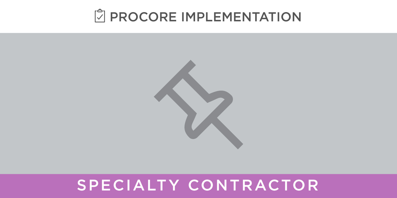 Punch List -- Specialty Contractor