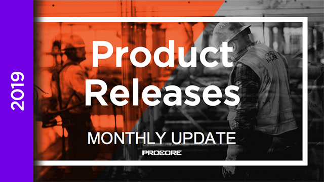 Product Releases: January 2019