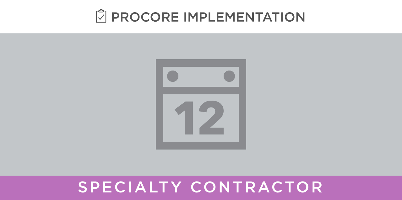 Schedule -- Specialty Contractor