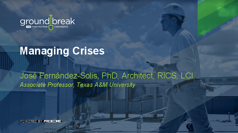 On-Demand GB2017: Managing Crises
