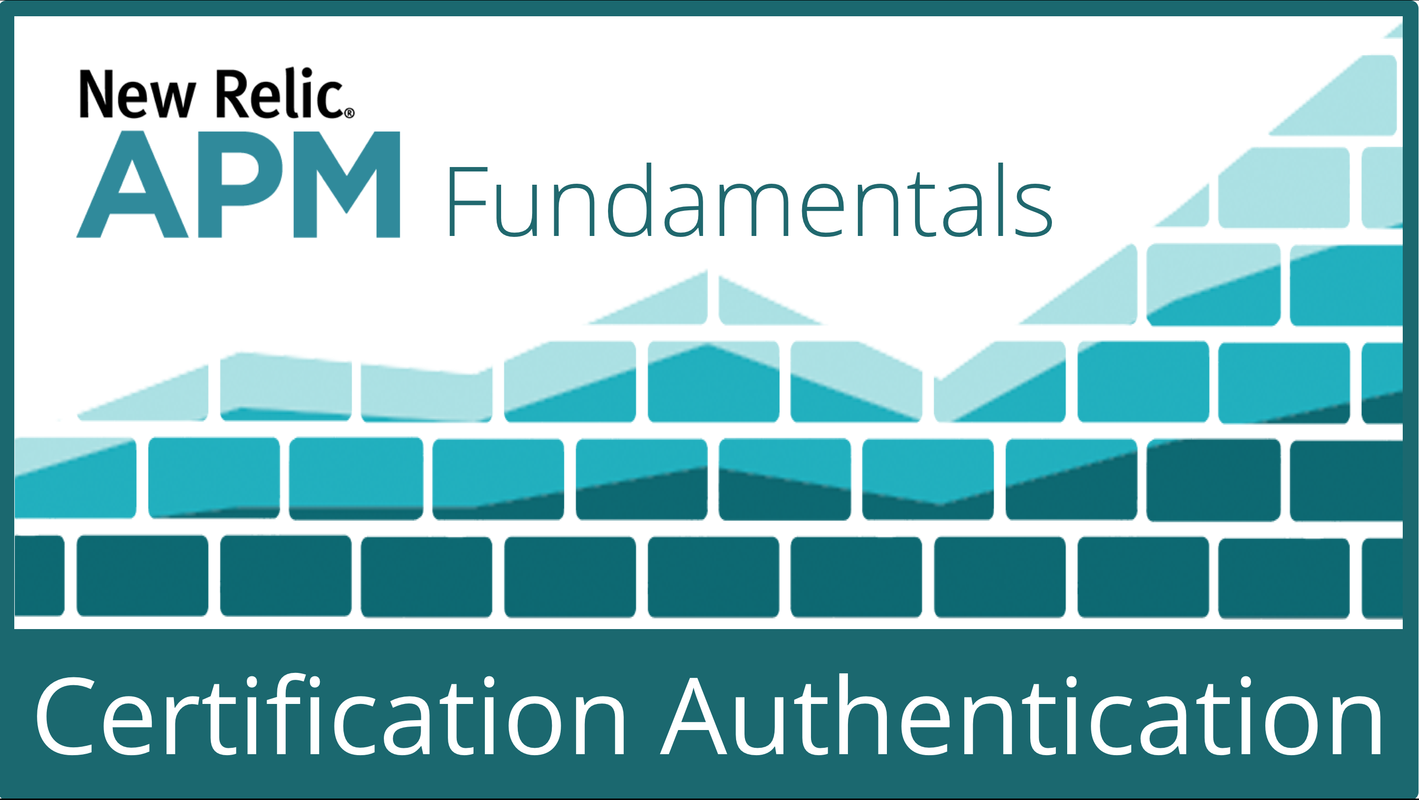 ILT New Relic APM Fundamentals Certification Authentication