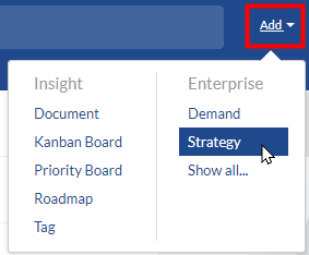 Changepoint SPM: Add Strategies, Products, and Tags