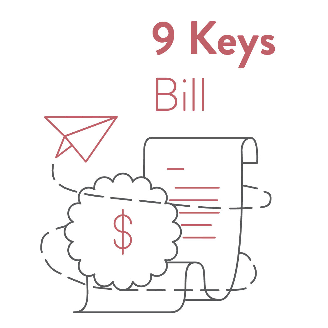 9 Keys: Bill For Accurate, Intuitive Invoices