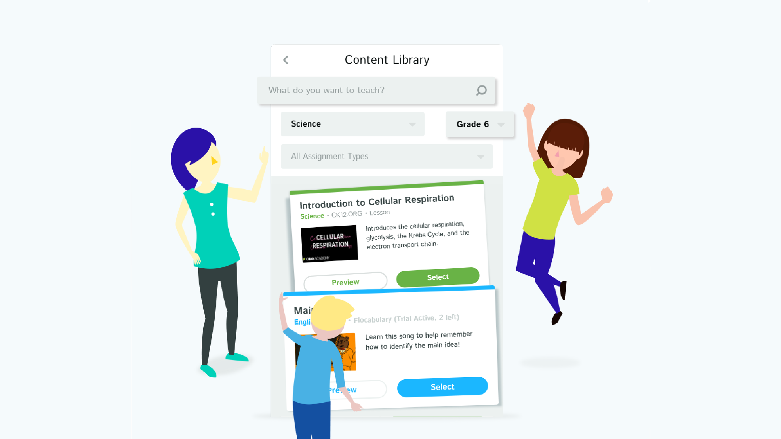 Find Resources: Content Library (10 mins)