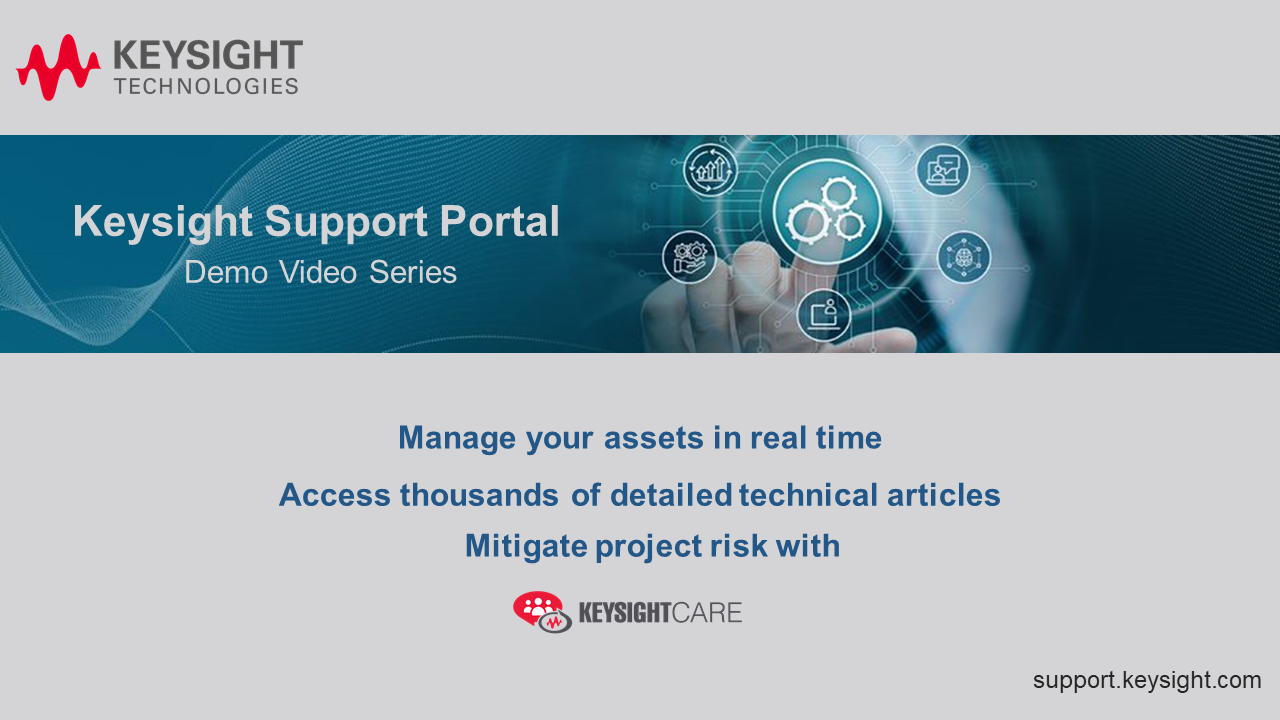 Keysight Support Portal