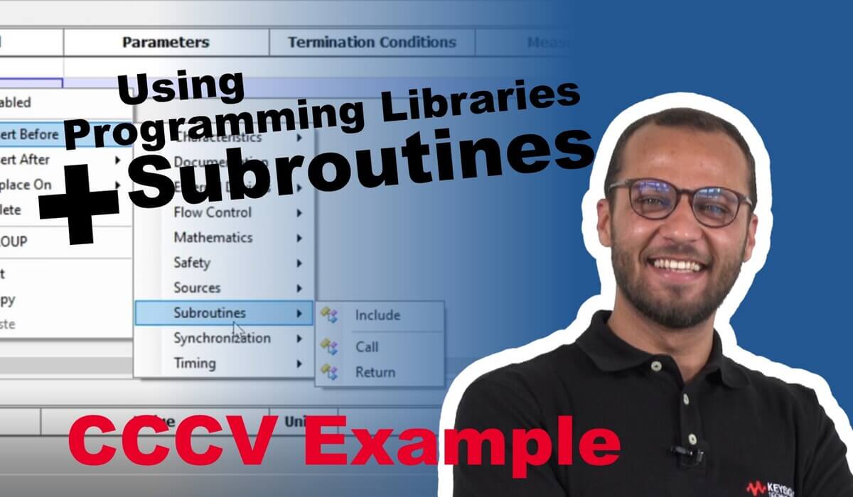 Using Libraries and Subroutines (CCCV example)