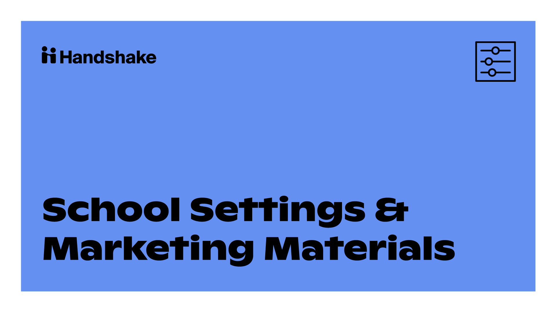 Milestone 3: School Settings & Marketing Materials