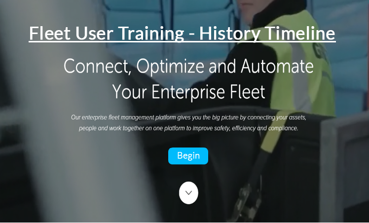 Fleet User - History Timeline