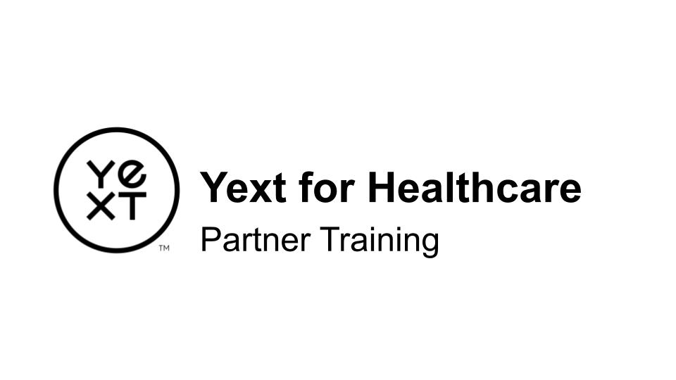 Partner | Yext for Healthcare