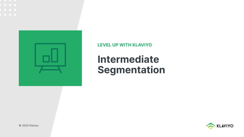 Level Up: Intermediate Segmentation