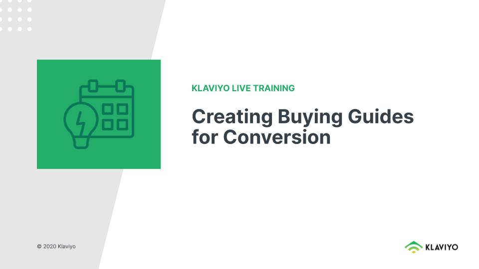Marketing During COVID-19: Creating Buying Guides for Conversion