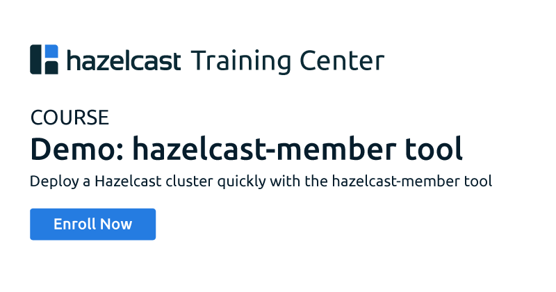 Demo: hazelcast-member tool