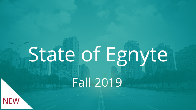 State of Egnyte (Fall 2019)