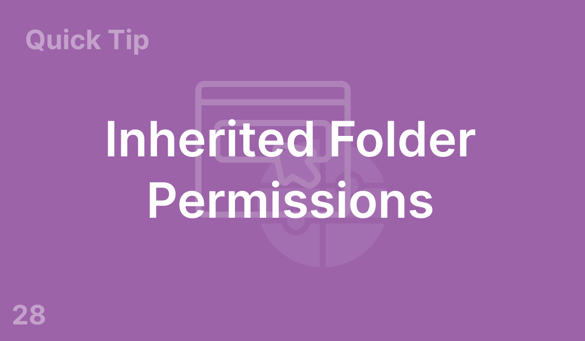 Inherited Folder Permissions (#28)