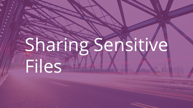 Sharing Sensitive Files