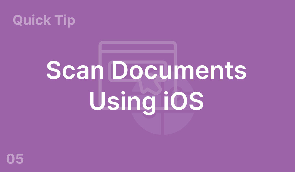 Scan Documents Using iOS (#5)
