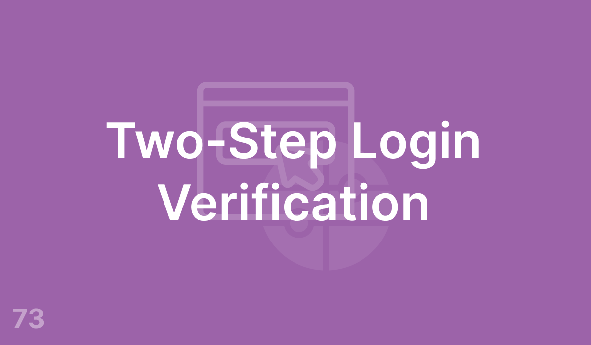 Two-Step Login Verification (#73)