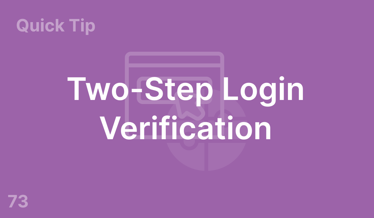 Two-Step Login Verification (#73)
