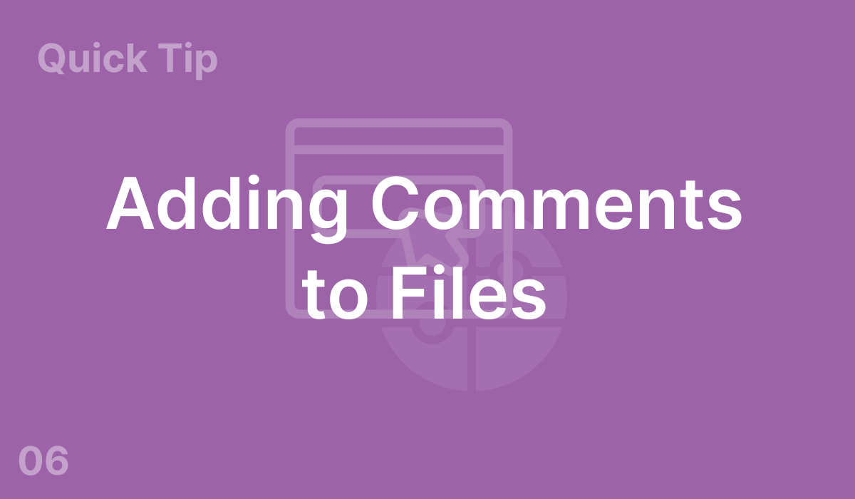 Adding Comments to Files (#6)