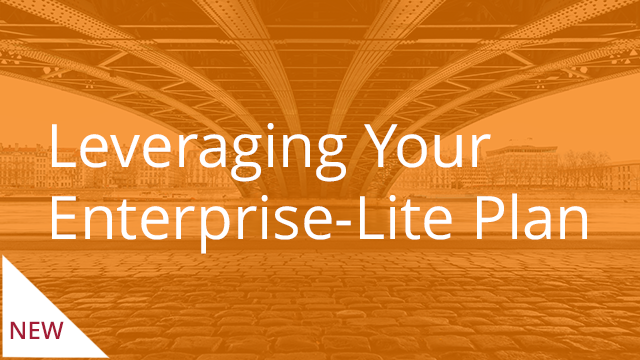 Leveraging Your Enterprise-Lite Plan