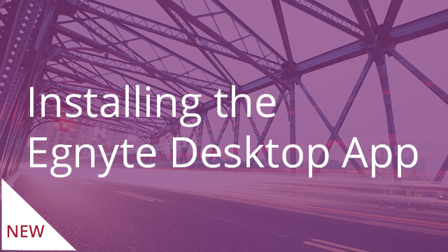 Installing the Desktop App