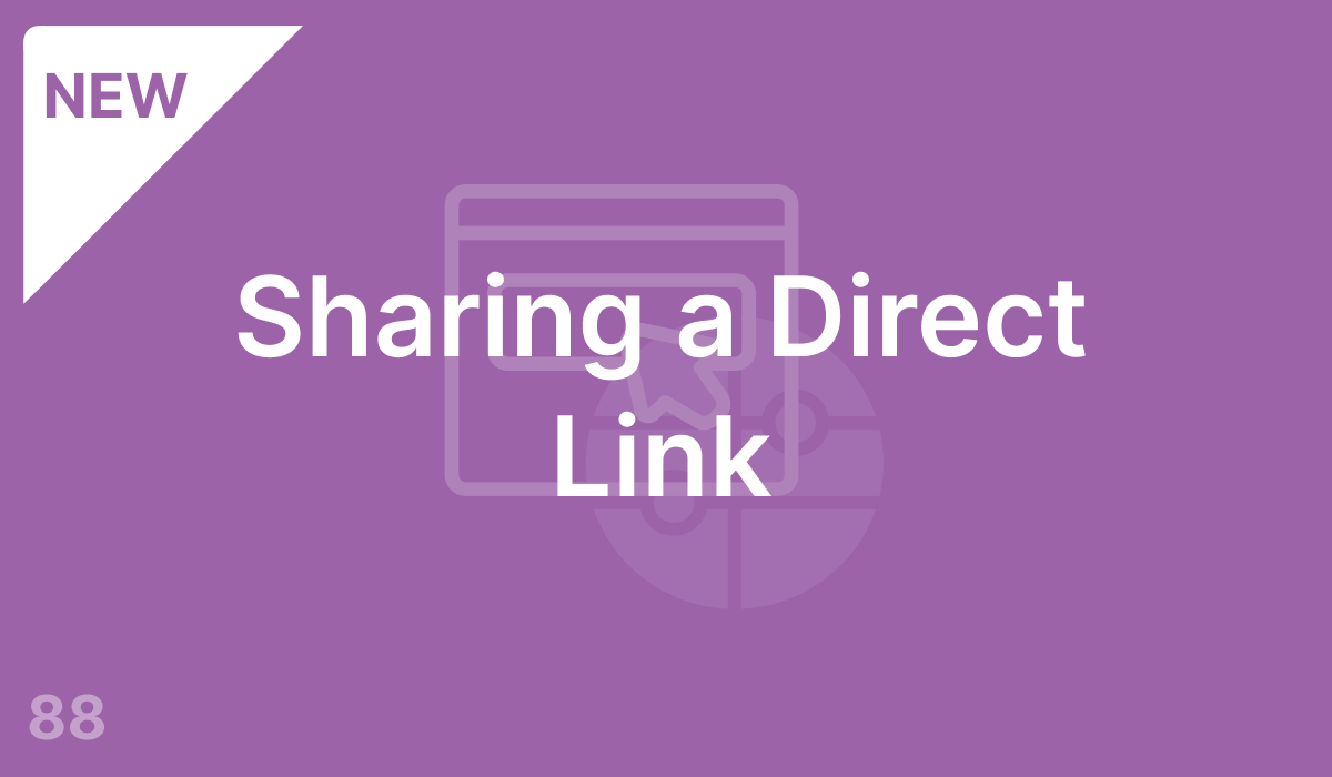 Sharing a Direct Link (#88)