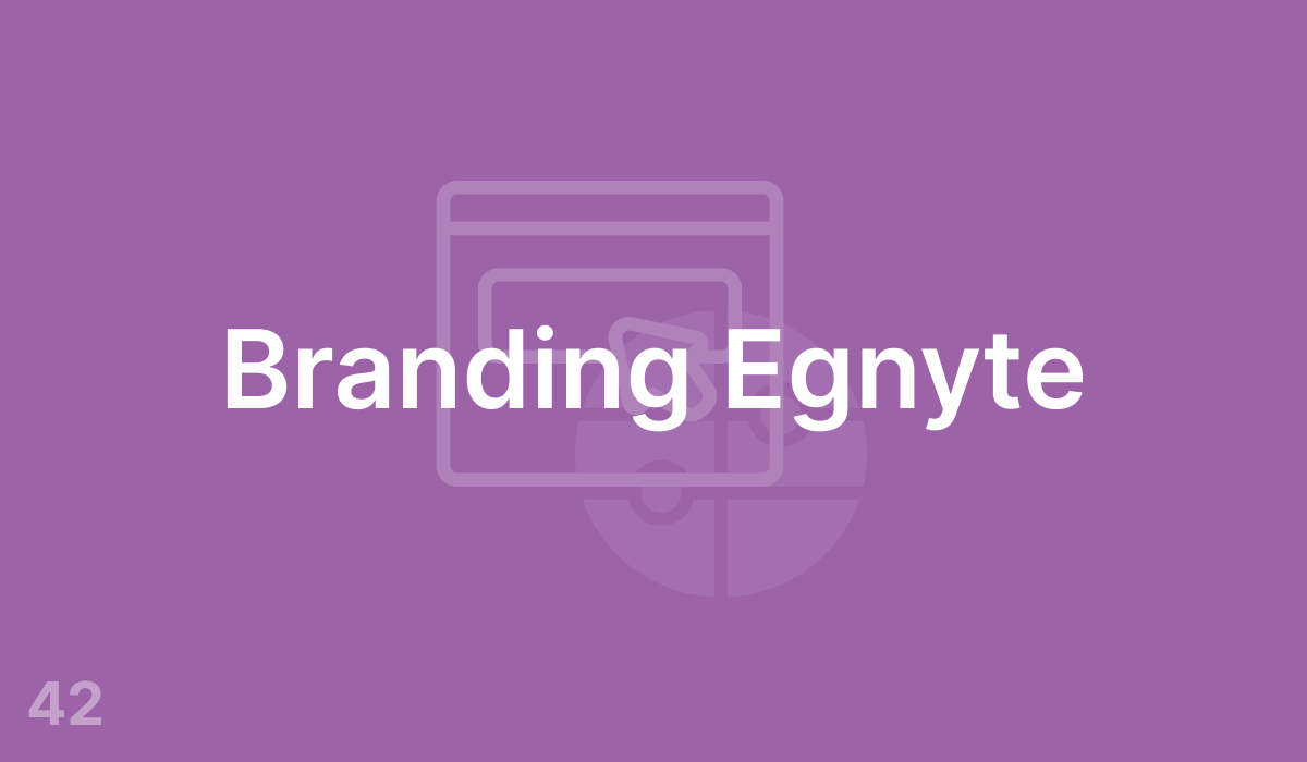 Branding Egnyte (#42)