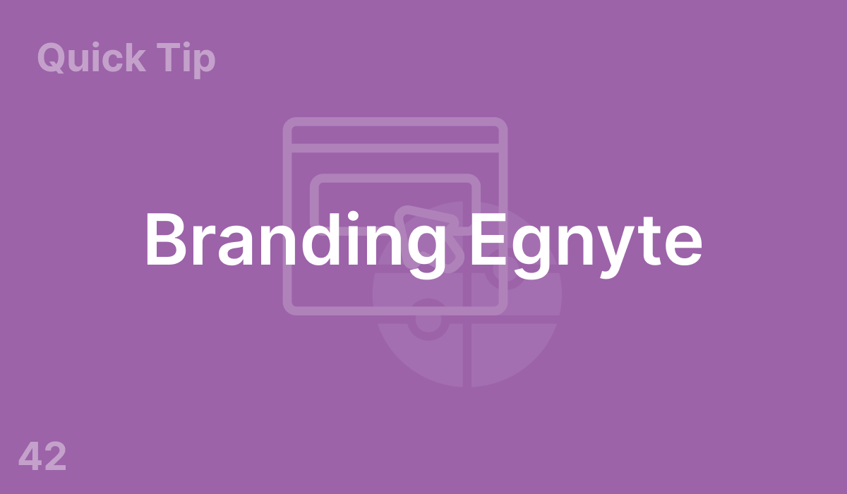 Branding Egnyte (#42)