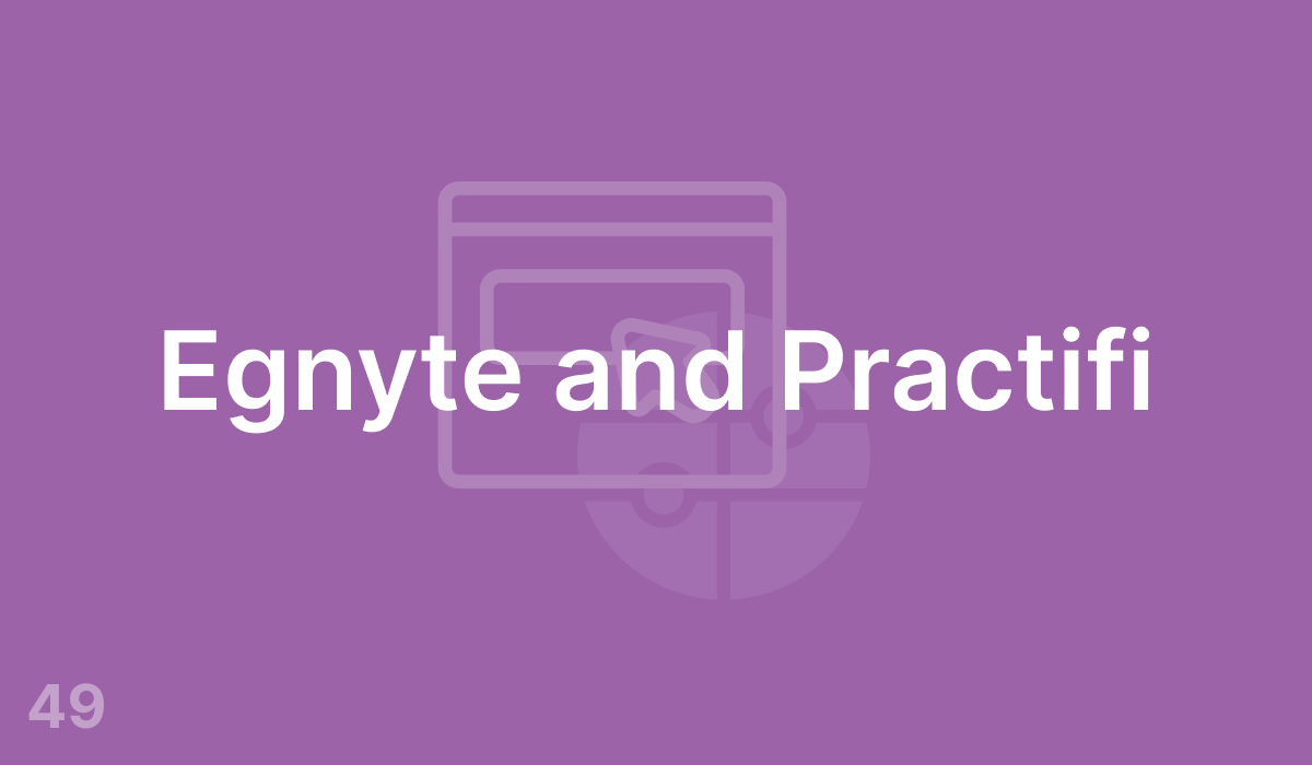 Egnyte and Practifi (#49)