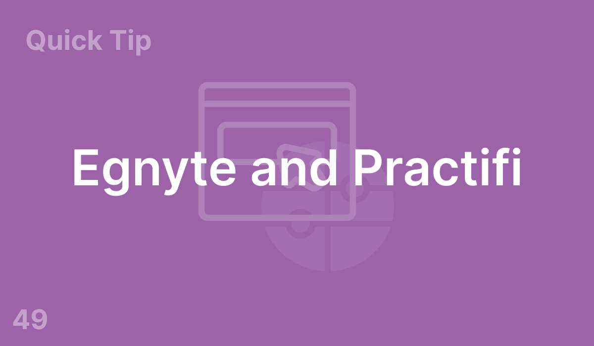 Egnyte and Practifi (#49)