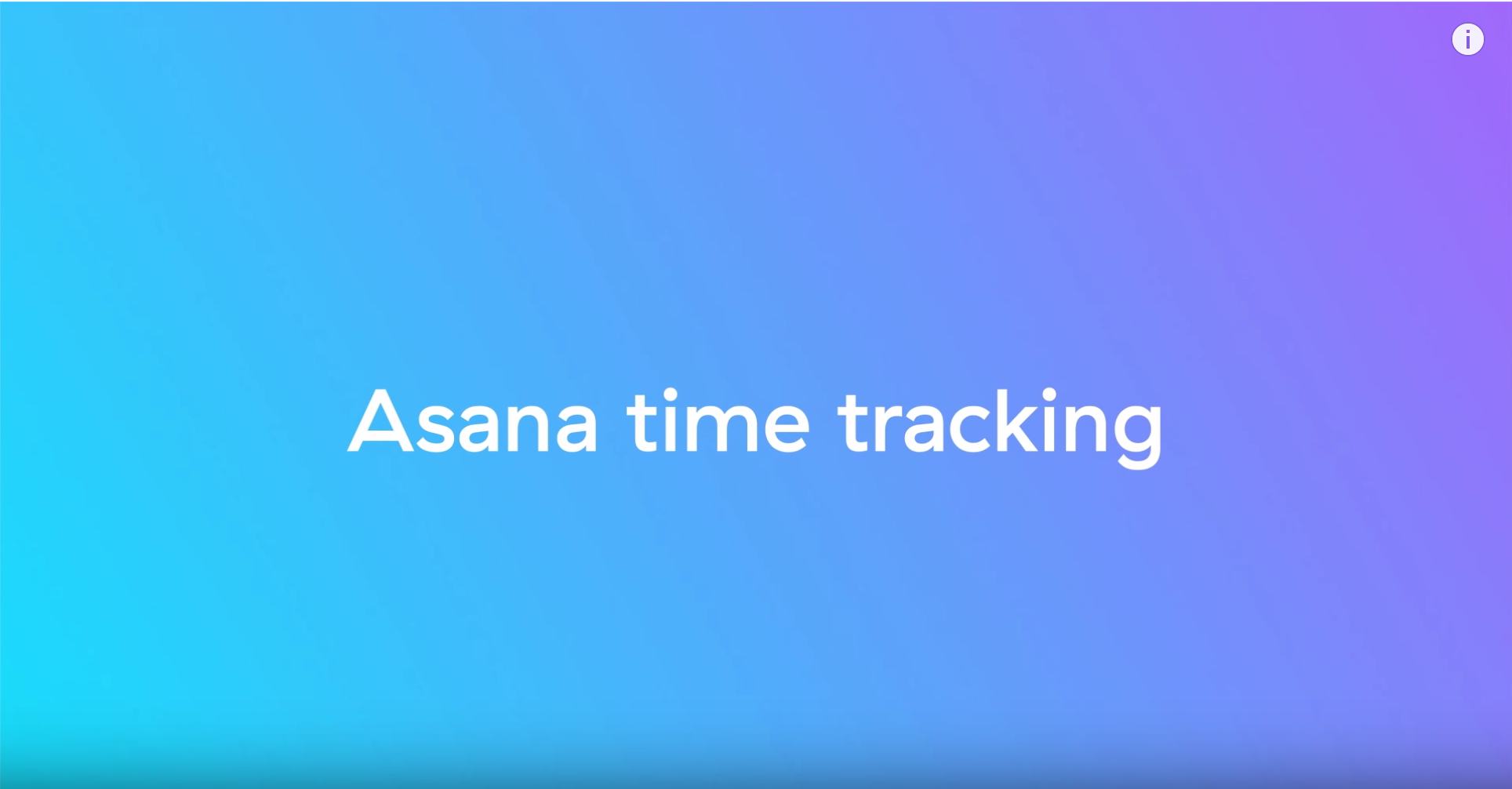 Asana for time tracking