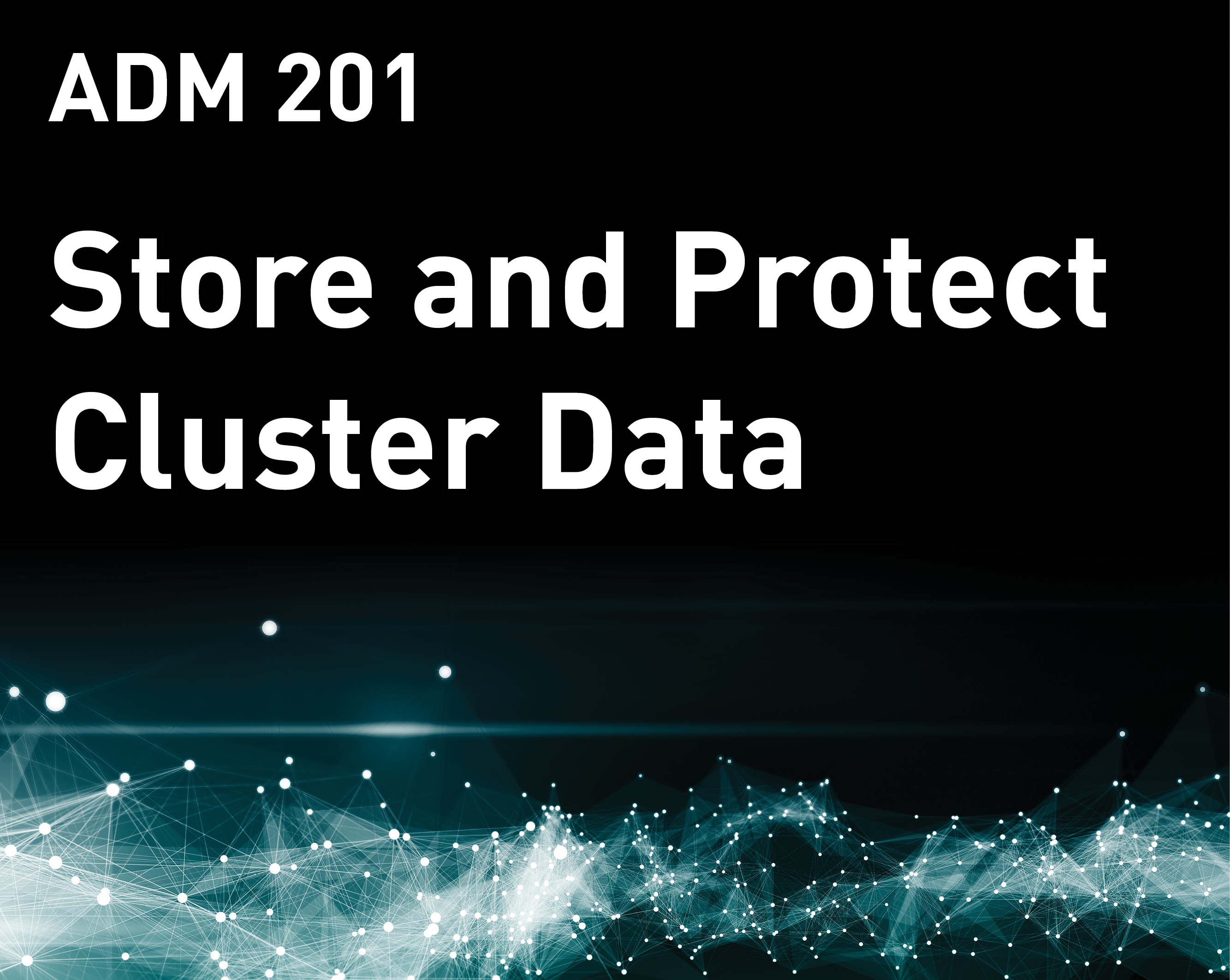 Store and Protect Cluster Data (MapR v6)
