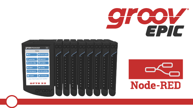 Node-RED from groov EPIC: Status, the Editor, Backup and Restore Projects