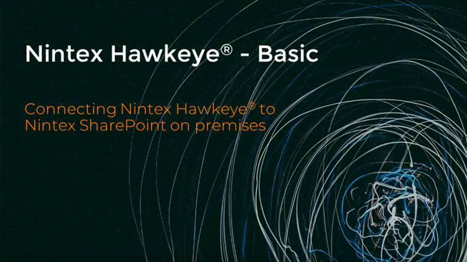 How to: Connect Nintex Hawkeye® to Nintex for SharePoint On-Premises