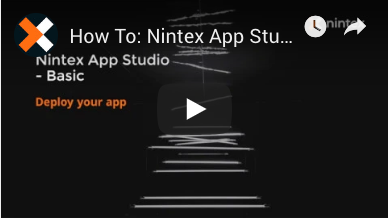 How to: Deploy Your App in Nintex App Studio