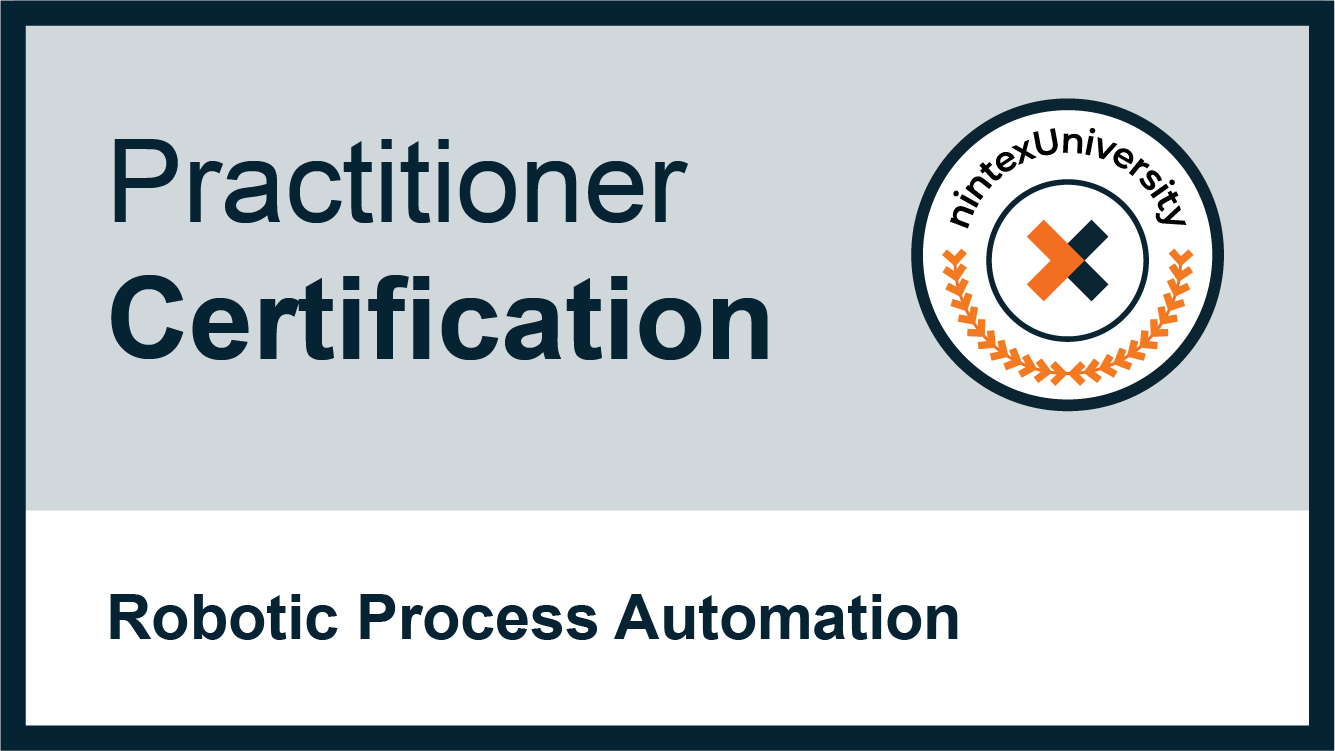 Nintex RPA Practitioner