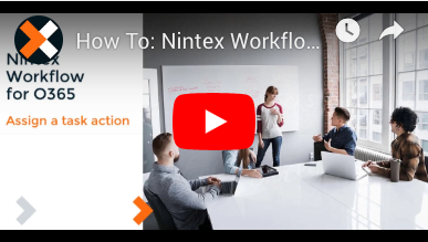 How to: Assign a Task Action in Nintex Workflow for Office 365