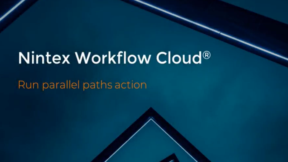 How to: Run Parallel Paths in Nintex Workflow Cloud
