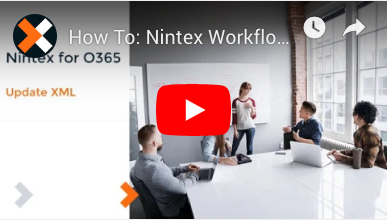 How to: Update XML in Nintex for Office 365