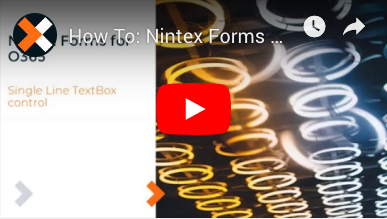 How to: Single Line Text Box Control in Nintex Forms for Office 365
