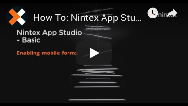 How to: Enable Mobile Forms in Nintex App Studio