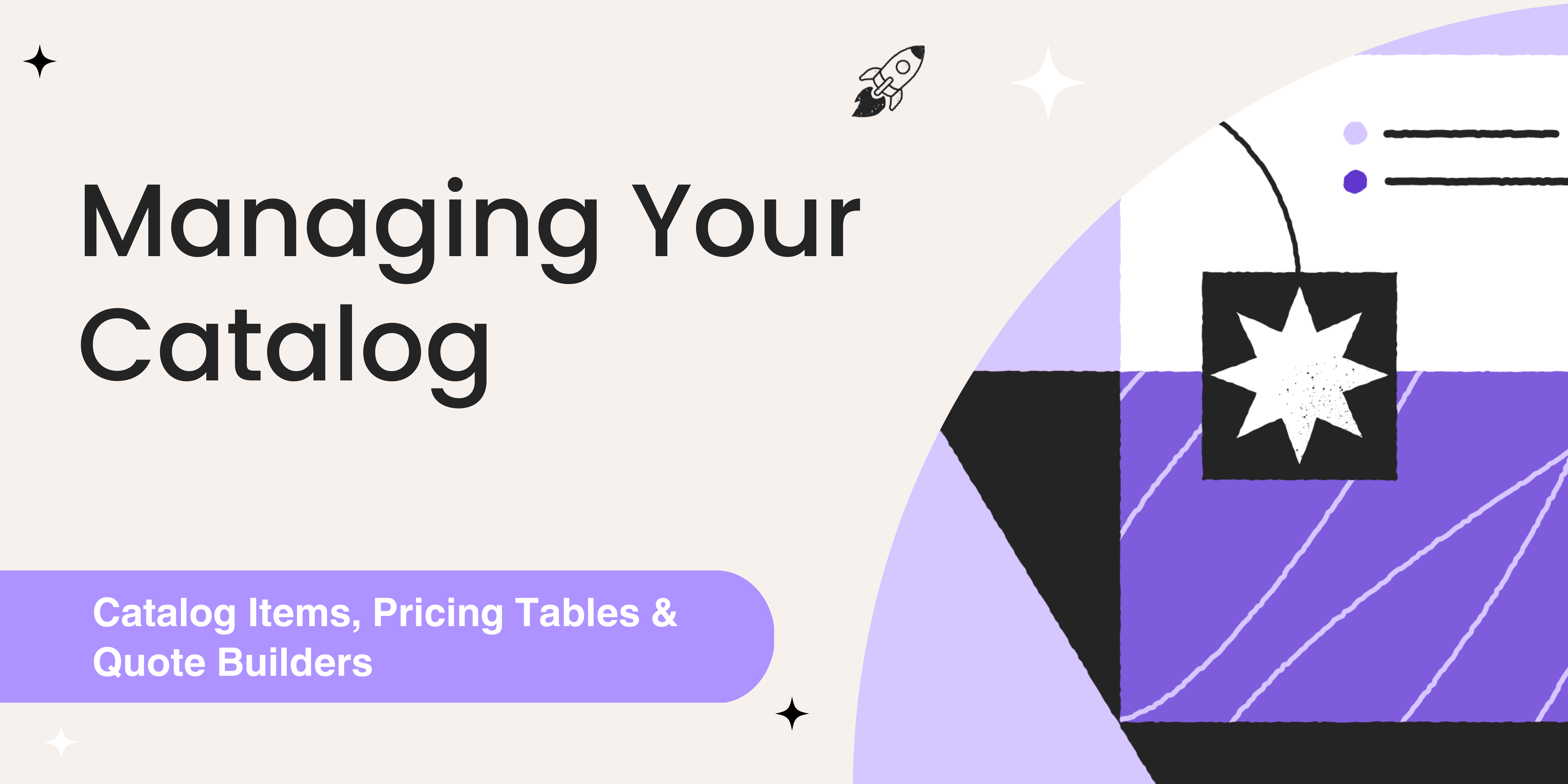 Managing Your Catalog