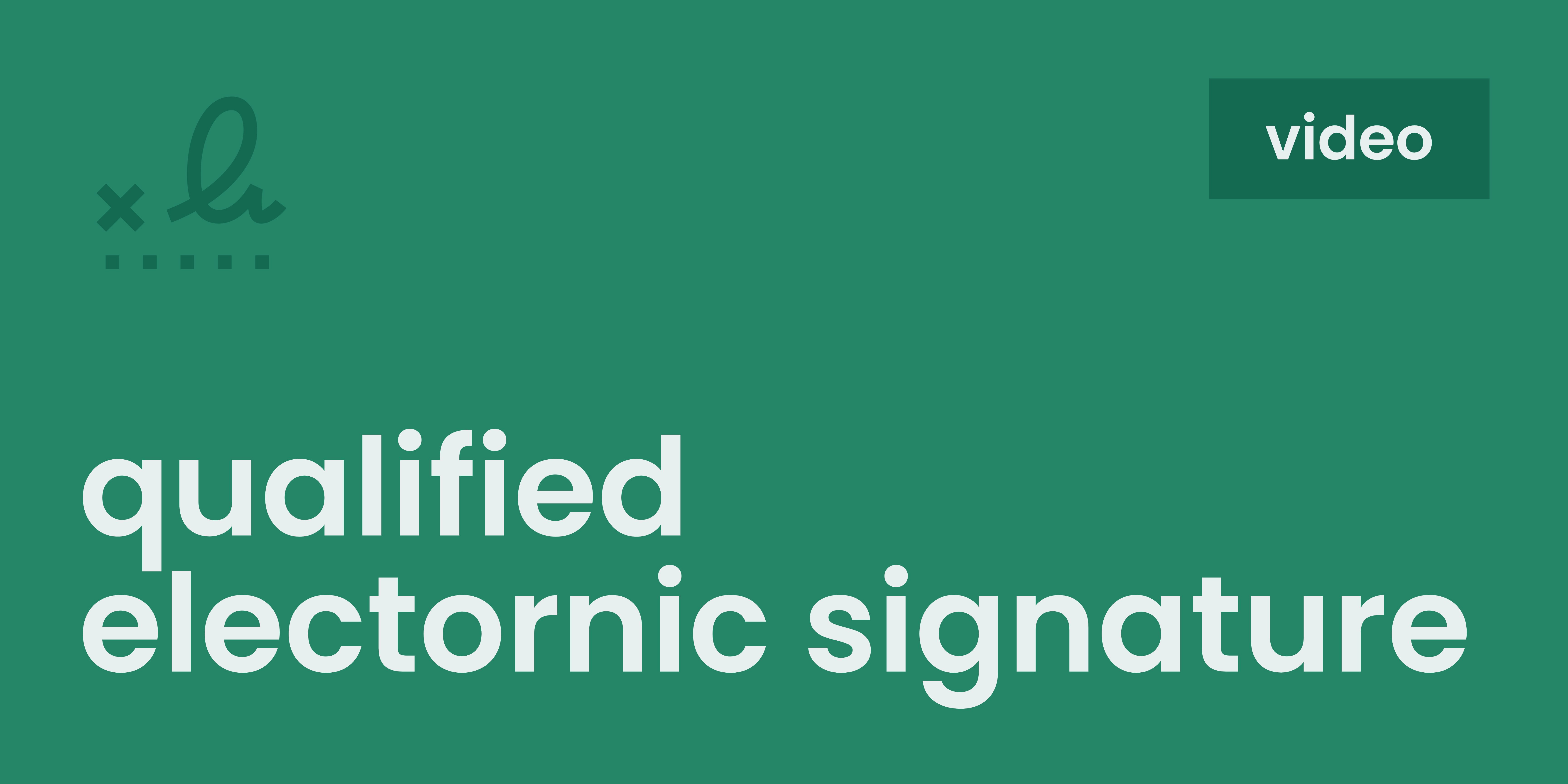 Qualified electronic signature