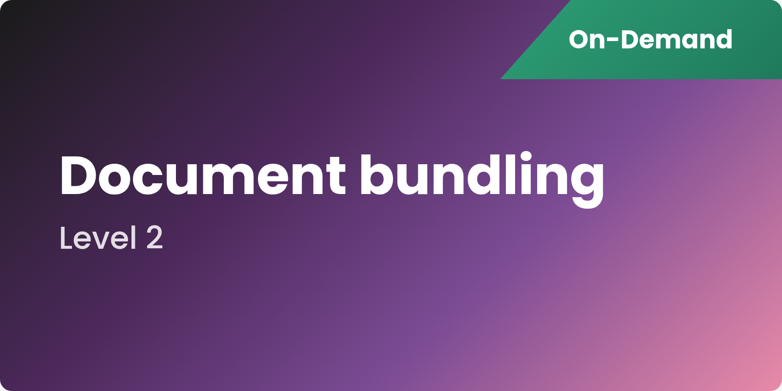 Document Bundling
