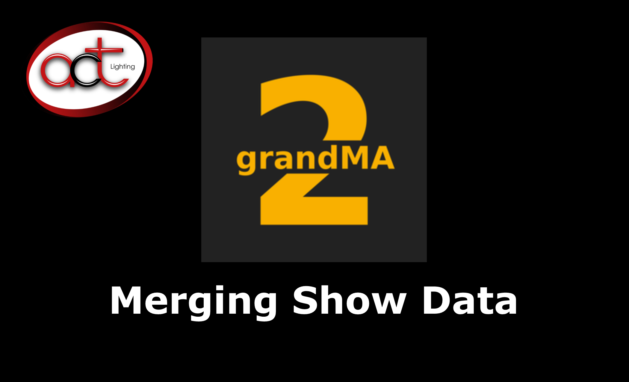 grandMA2 Merging Show Data