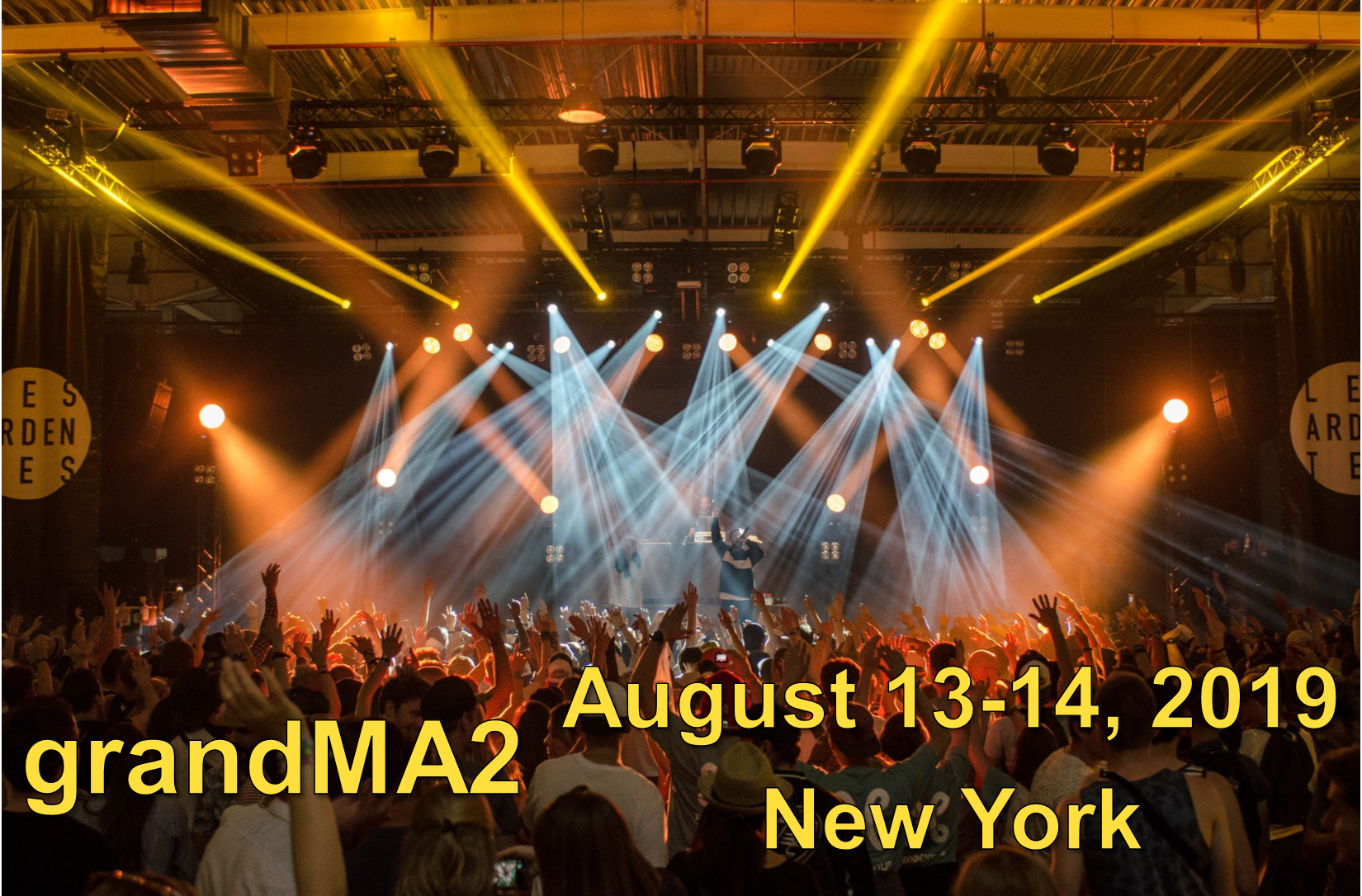 grandMA2 Class - August 13-14, 2019 - New York - SOLD OUT