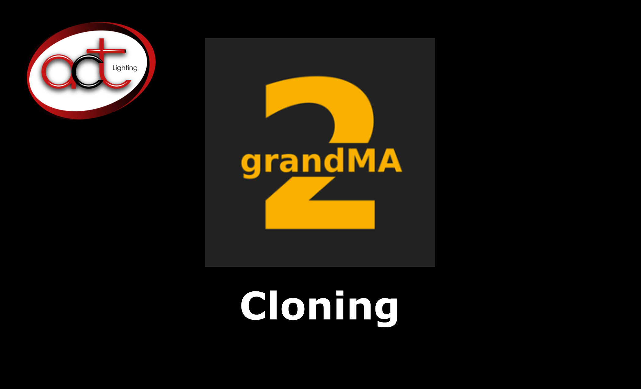 grandMA2 Cloning