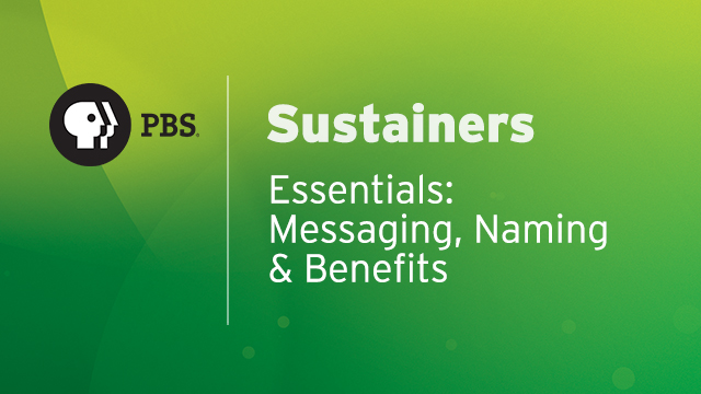 SUS05 - Messaging, Naming and Benefits