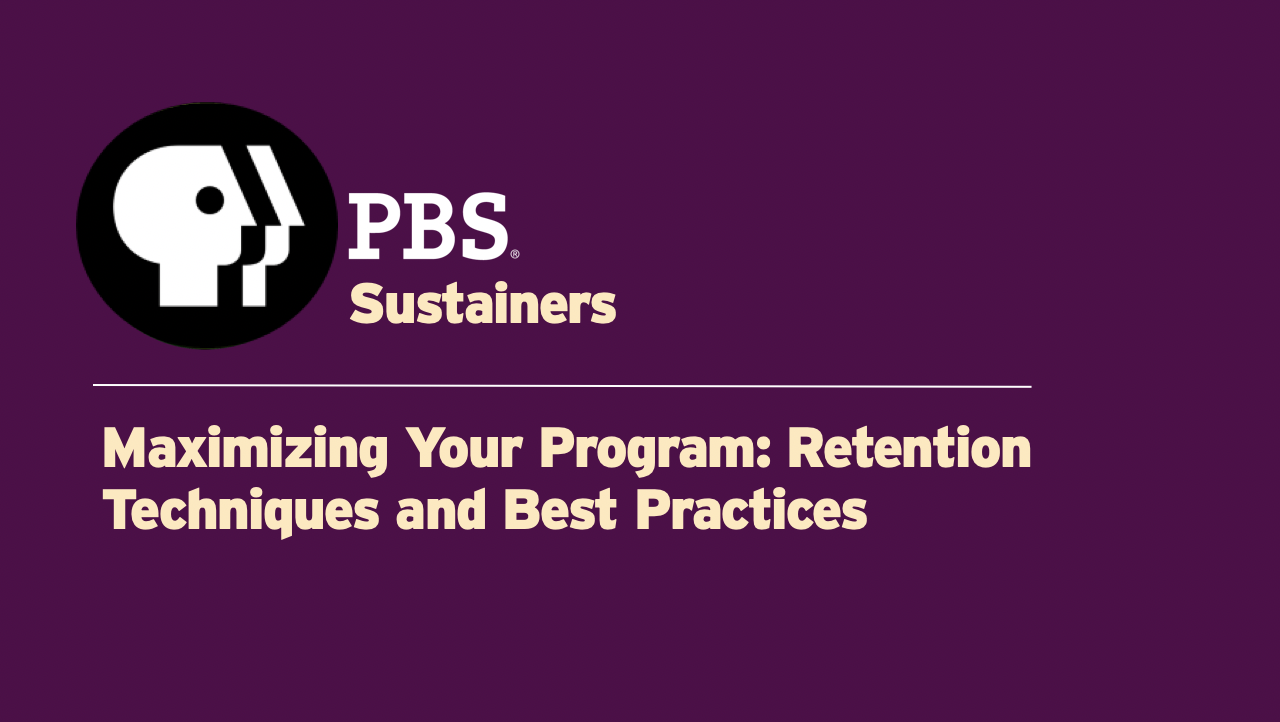 TEC04 - Maximizing Your Program: Retention Techniques and Best Practices