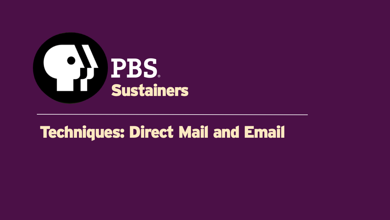TEC01 - Direct Mail and Email
